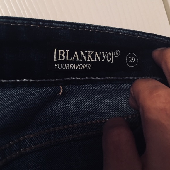 High rise Blank NYC EUC skinny jeans size 29 - Picture 2 of 5